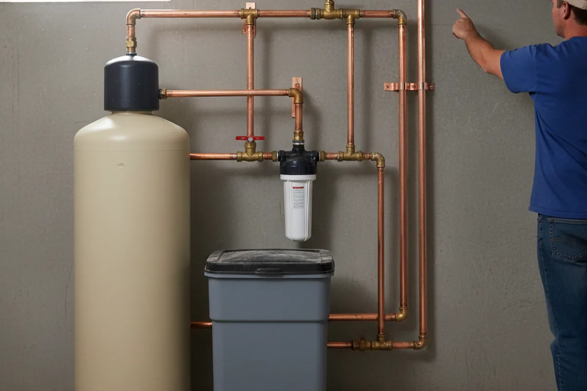 Whole-house water treatment system installed in Mathis